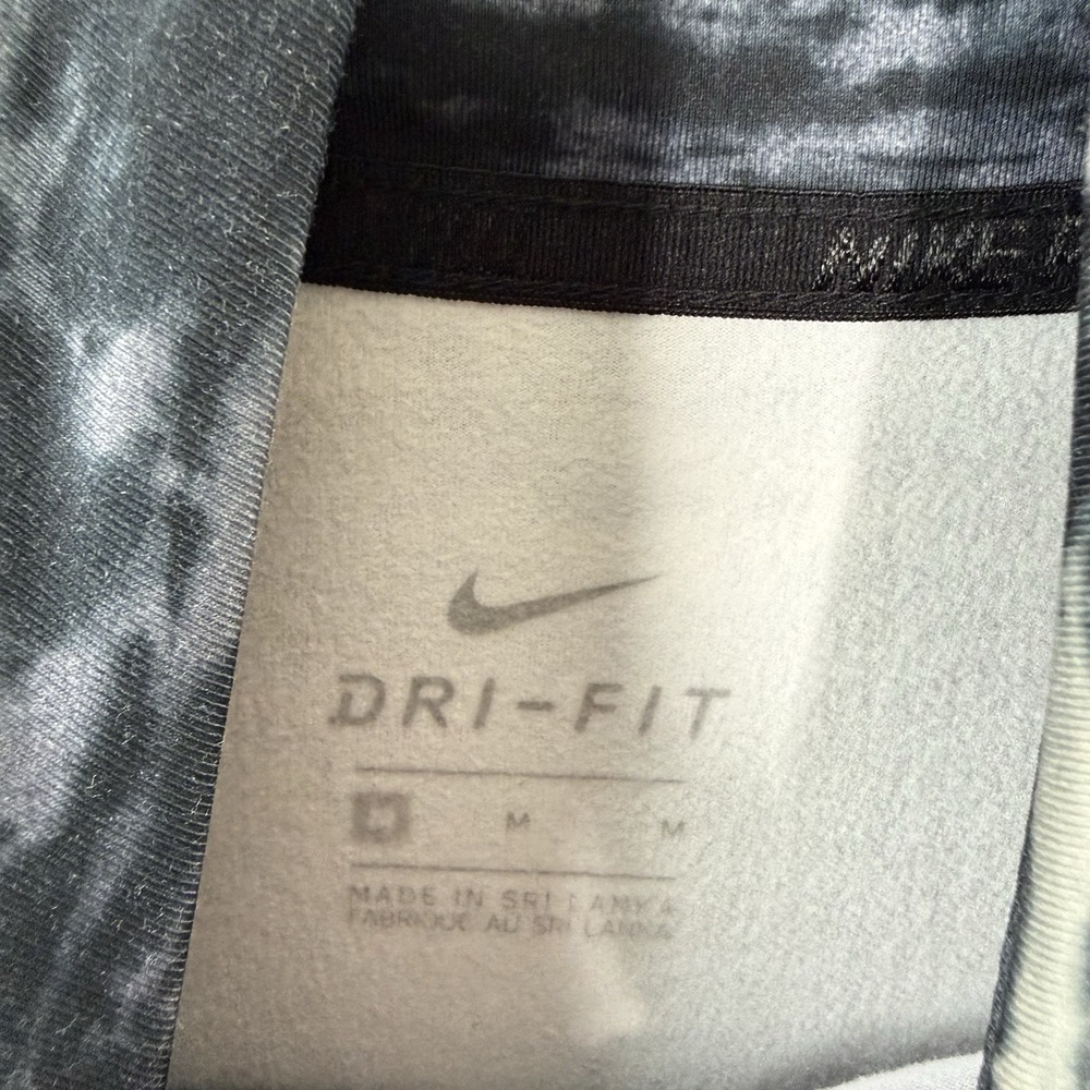 Nike Pro Womens M Dri-Fit Running Long Sleeve 1/2 Zip Black Ink Shirt Mock Neck - Picture 3 of 9